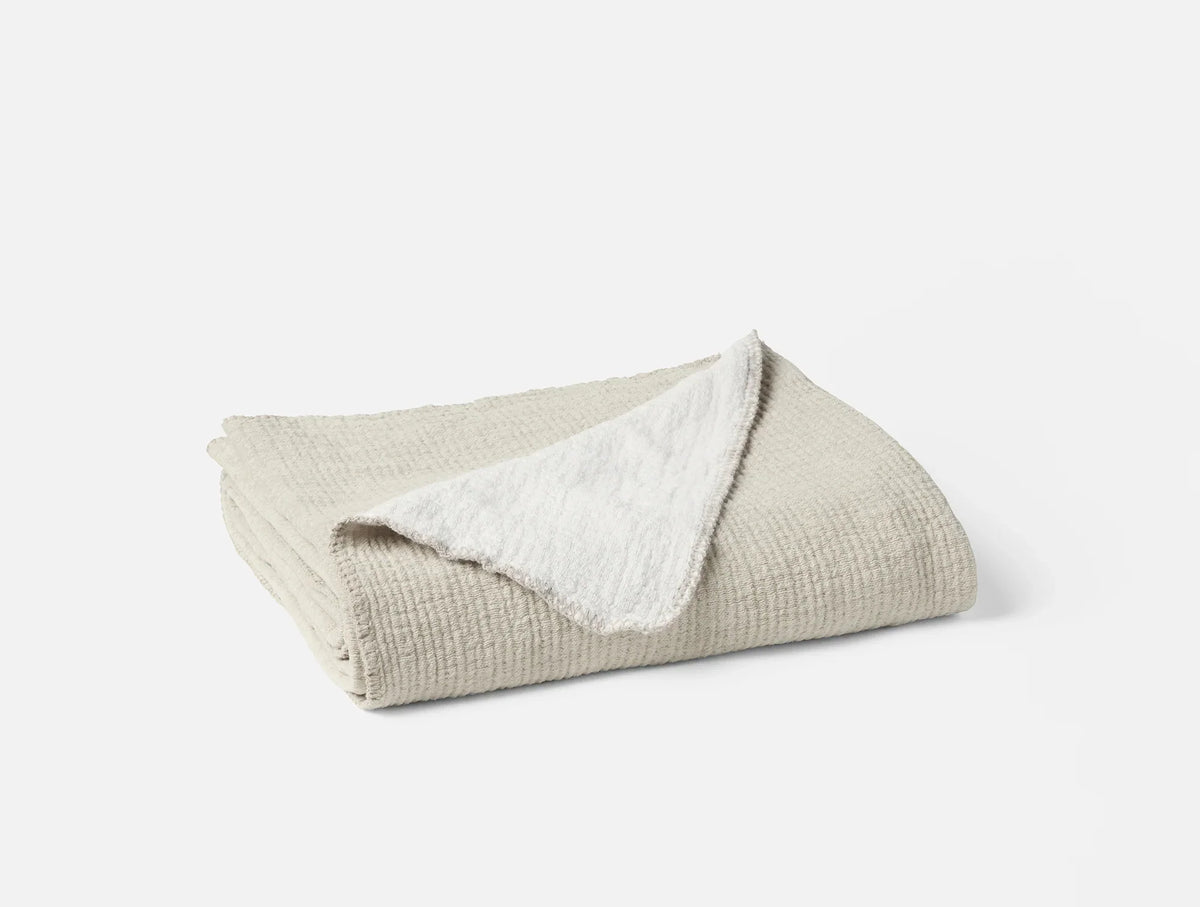 Coyuchi Throw Stone Cozy Cotton Organic Blanket
