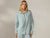 Coyuchi Surf Chambray Women's Isla Organic Cotton Long Sleeve Pajama Set