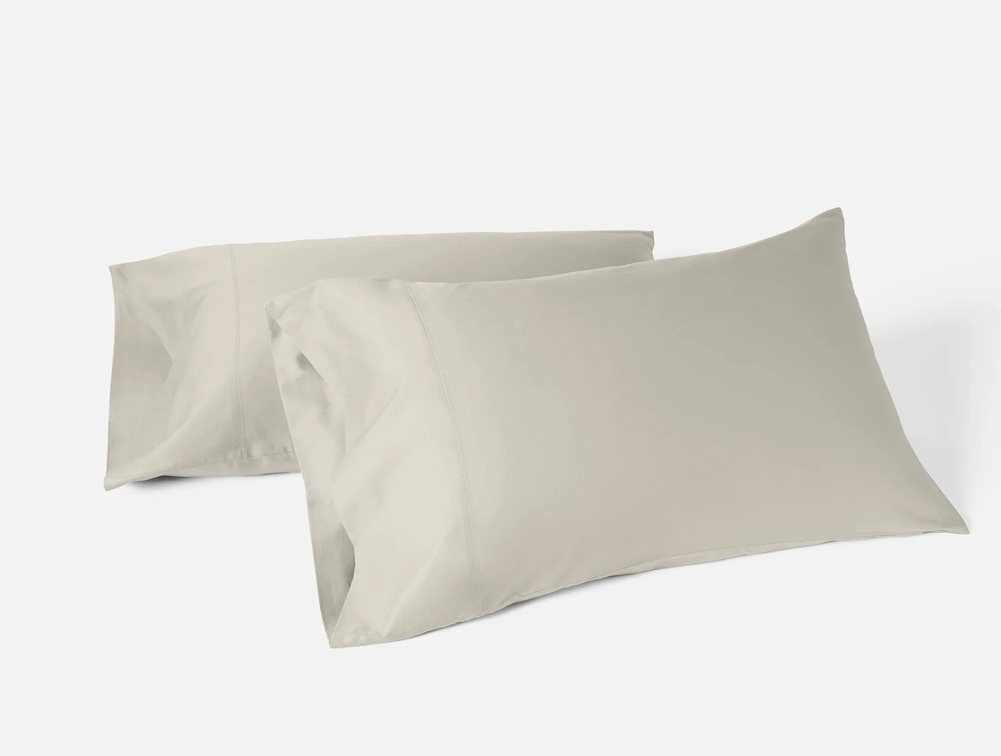 Coyuchi Pillowcase set - King Stone Cloud Soft Organic Sateen Sheet Set
