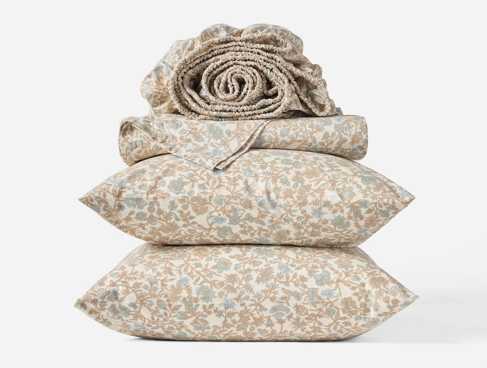 Coyuchi Organic Print Percale Sheet Set