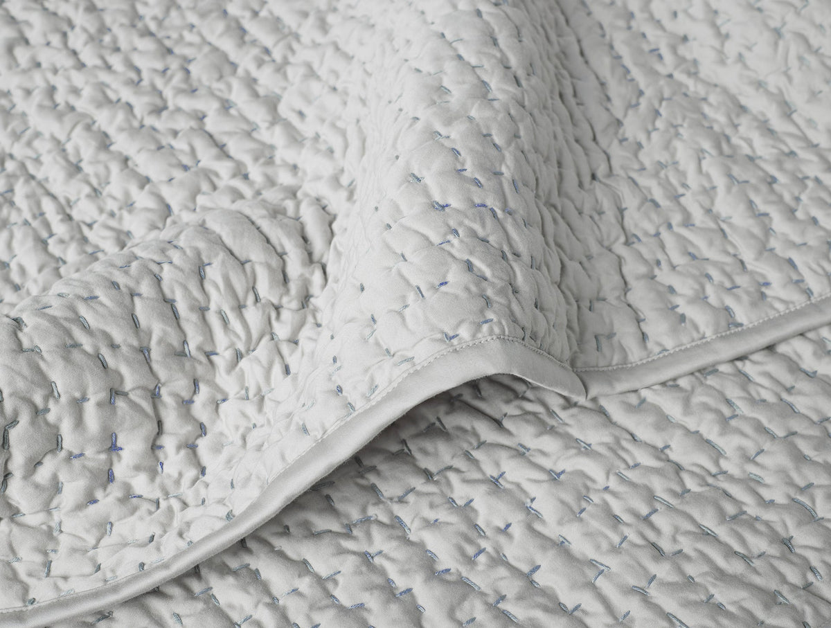 Coyuchi Pebbled Handstitched Organic Toddler Quilt