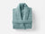 Coyuchi Medium Large Pacific Blue Unisex Cloud Loom Organic Robe