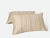 Coyuchi Pillowcase- King Fawn Ribbon Stripe Cloud Brushed Organic Flannel Sheet Set