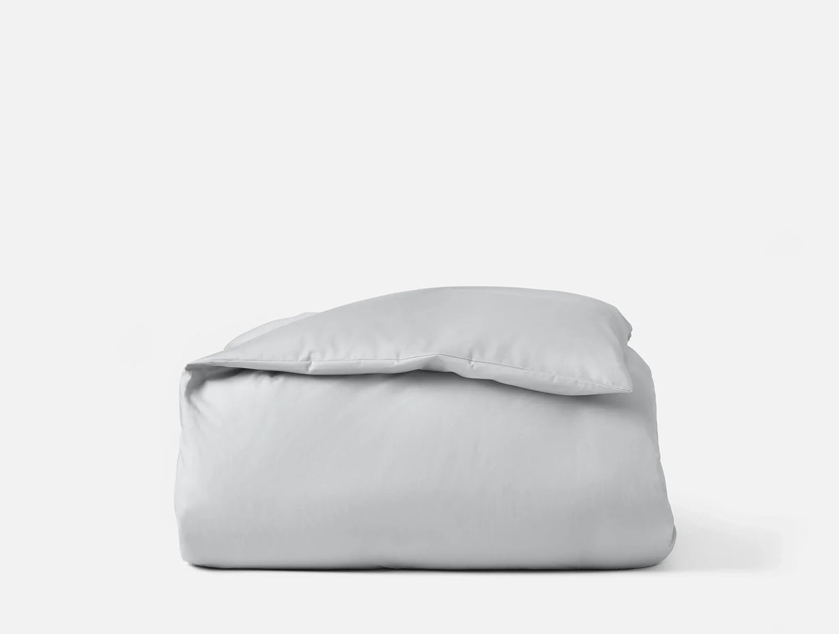 Coyuchi Twin Seal Cloud Soft Organic Sateen Duvet Cover