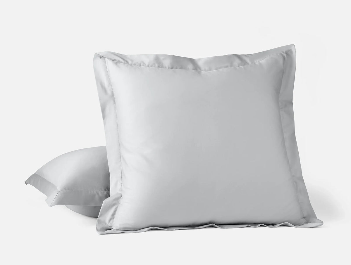 Coyuchi Euro Shams Seal Cloud Soft Organic Sateen Duvet Cover