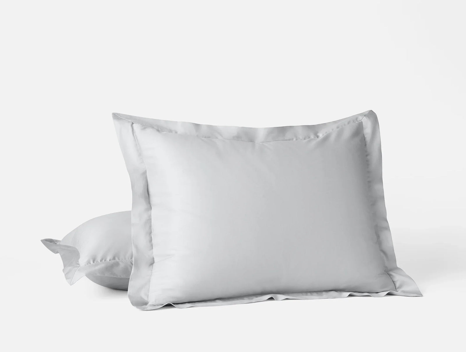 Coyuchi Standard Shams Seal Cloud Soft Organic Sateen Duvet Cover
