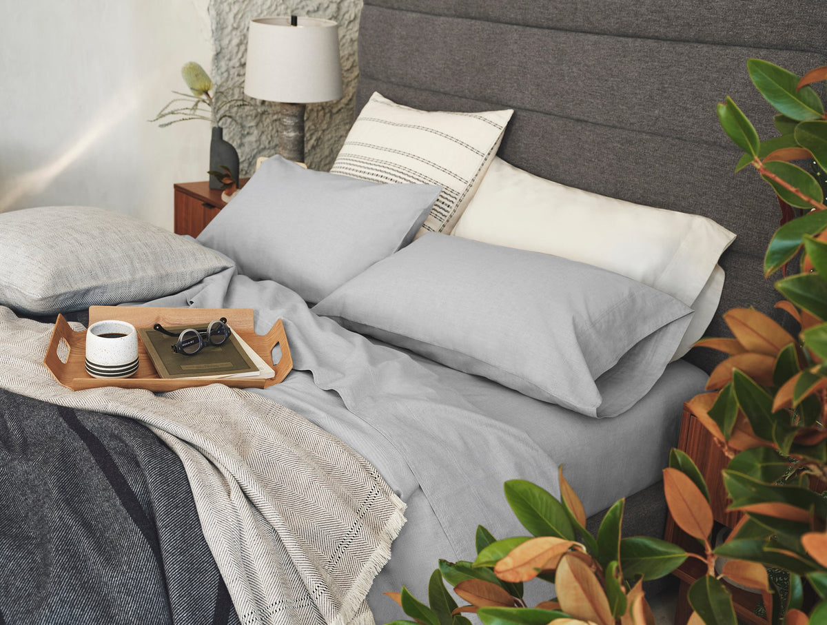 Organic Crinkled Percale™ Sheet Set