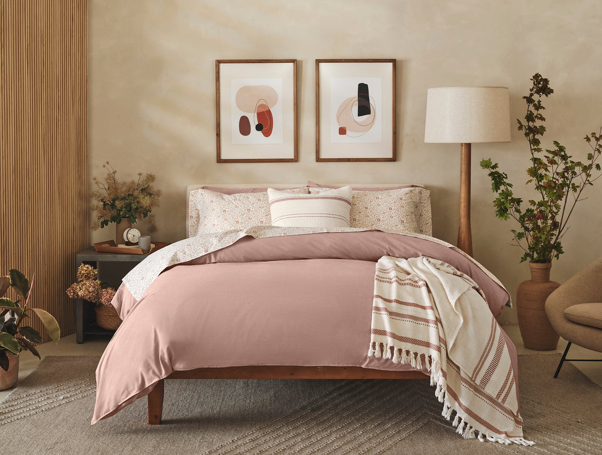 Organic Crinkled Percale™ Duvet Cover