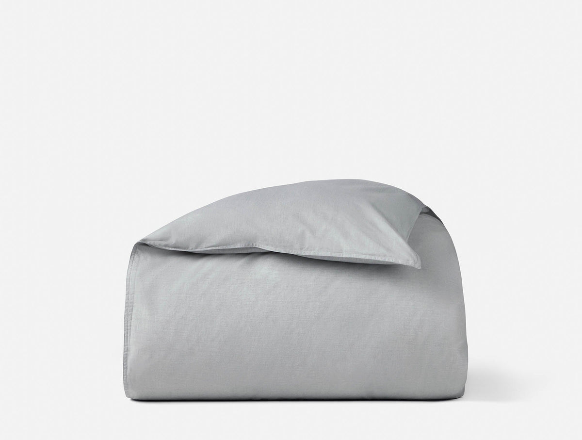 Organic Crinkled Percale™ Duvet Cover
