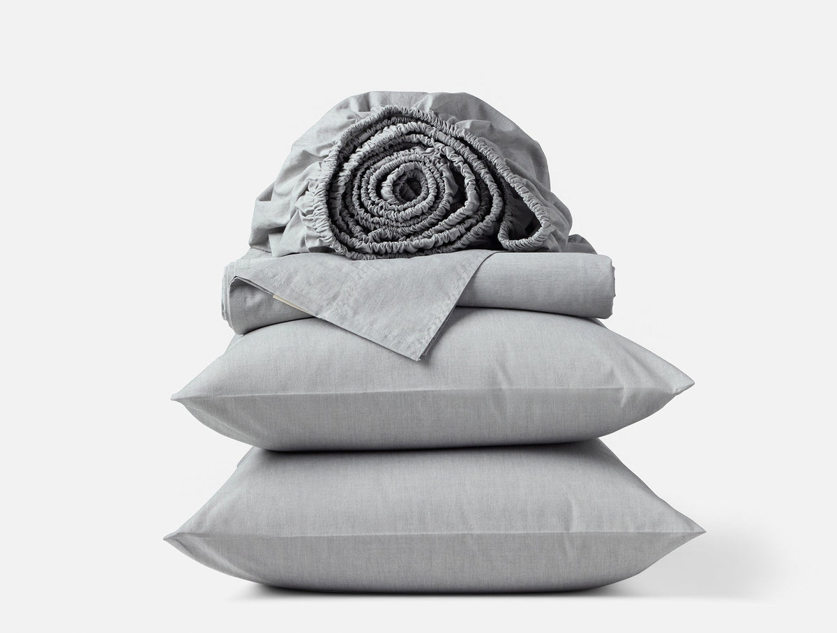 Coyuchi Organic Crinkled Percale™ Sheet Set