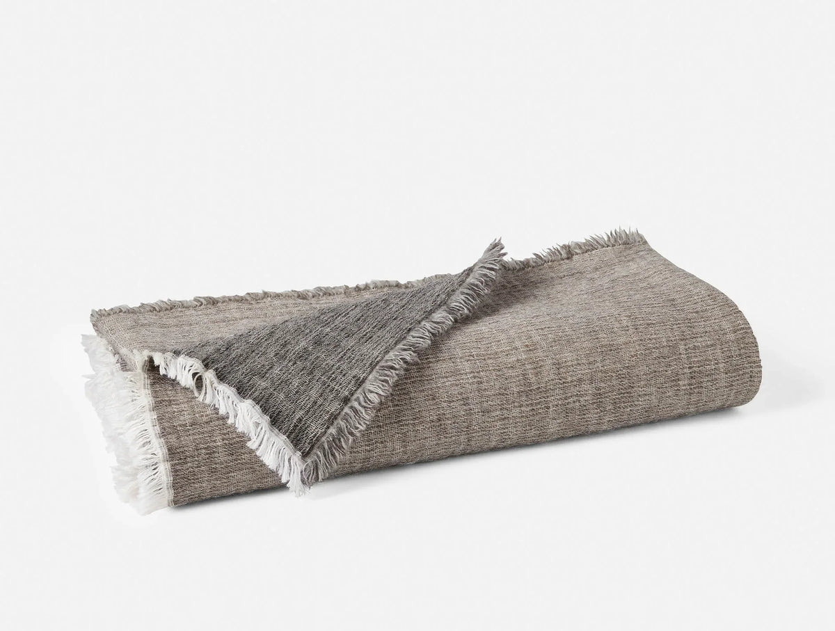 Coyuchi Throw Oat Willow Organic Throw