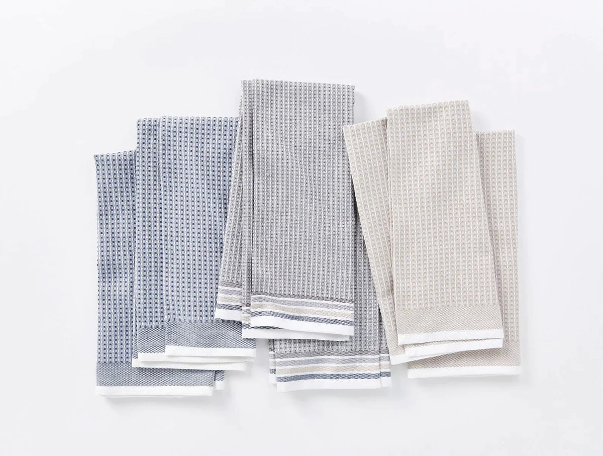 Coyuchi Organic Waffle Kitchen Towels, Set of 6