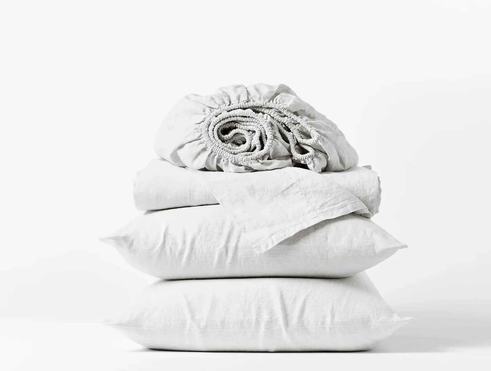 Coyuchi Organic Relaxed Linen Fitted Sheet