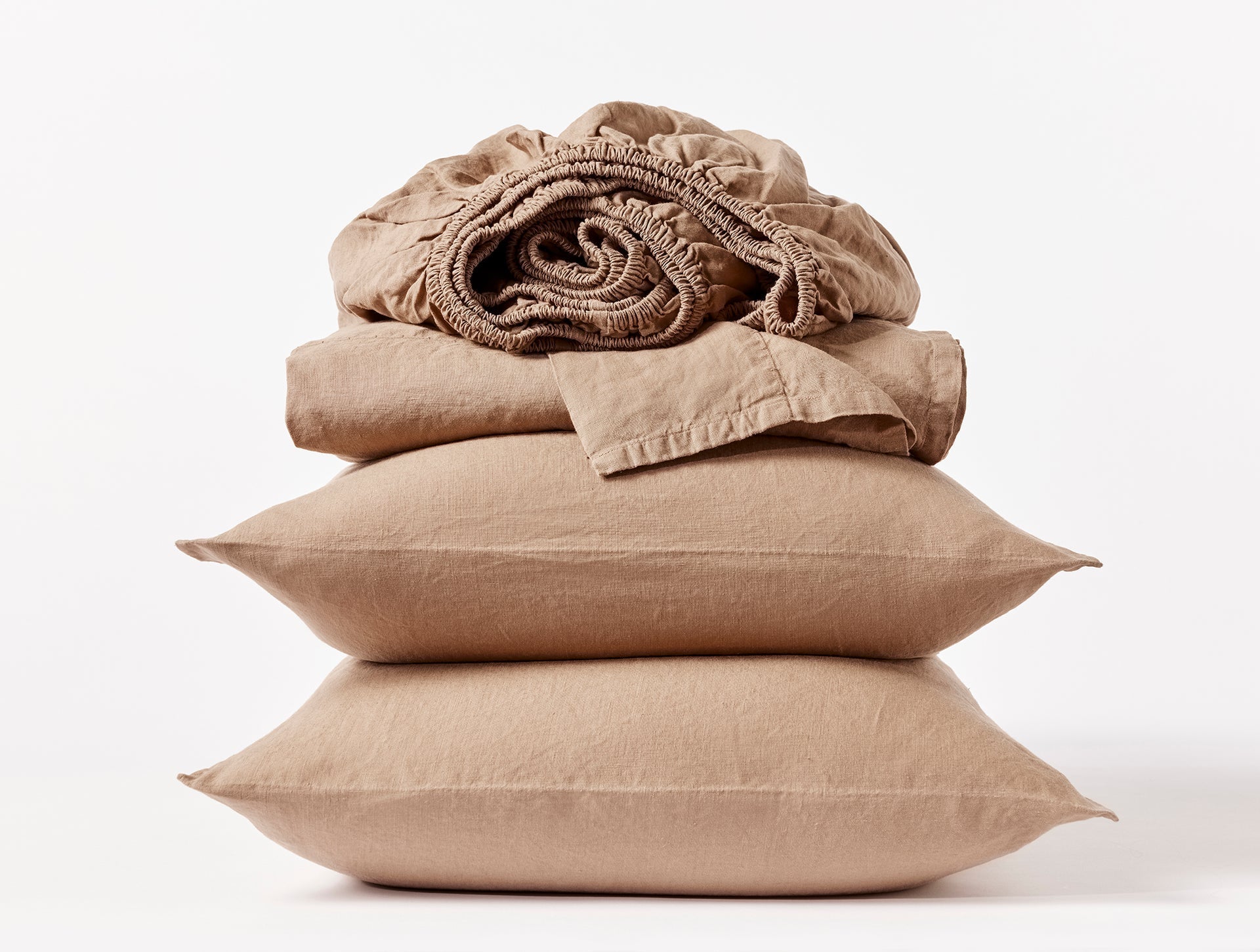 Coyuchi Doe Organic Relaxed Linen Sheet Set