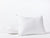 Coyuchi Standard Sham Alpine White Organic Crinkled Percale Duvet Cover