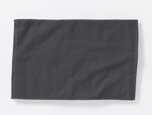 Coyuchi Twill Bath Mat Shadow Air Weight Organic Towels & Bath Mats