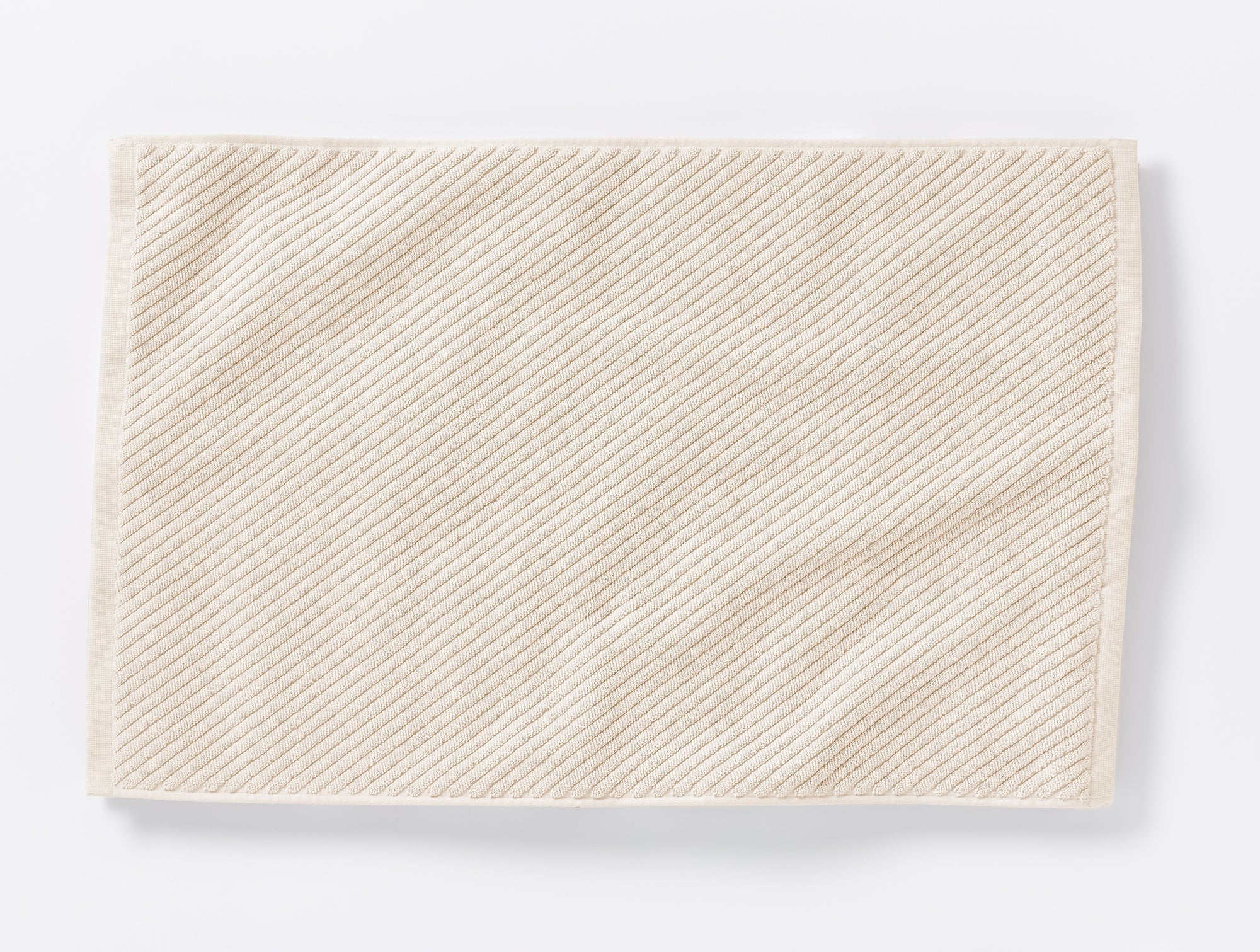 Coyuchi Twill Bath Mat Undyed Air Weight Organic Towels & Bath Mats