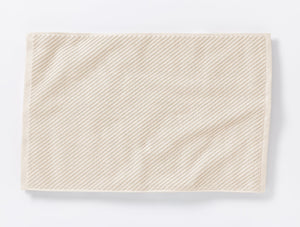 Coyuchi Twill Bath Mat Undyed Air Weight Organic Towels & Bath Mats