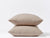 Coyuchi Standard Queen Pillowcase Set Hazel Chambray Organic Crinkled Percale Sheet Set