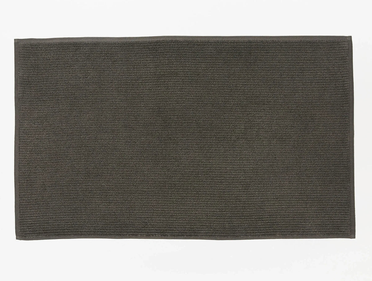 Coyuchi Bath Mat Shadow Temescal Organic Towels &amp; Bath Mat