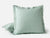 Coyuchi Euro Sham Seafoam Refined Organic Percale Duvet Cover