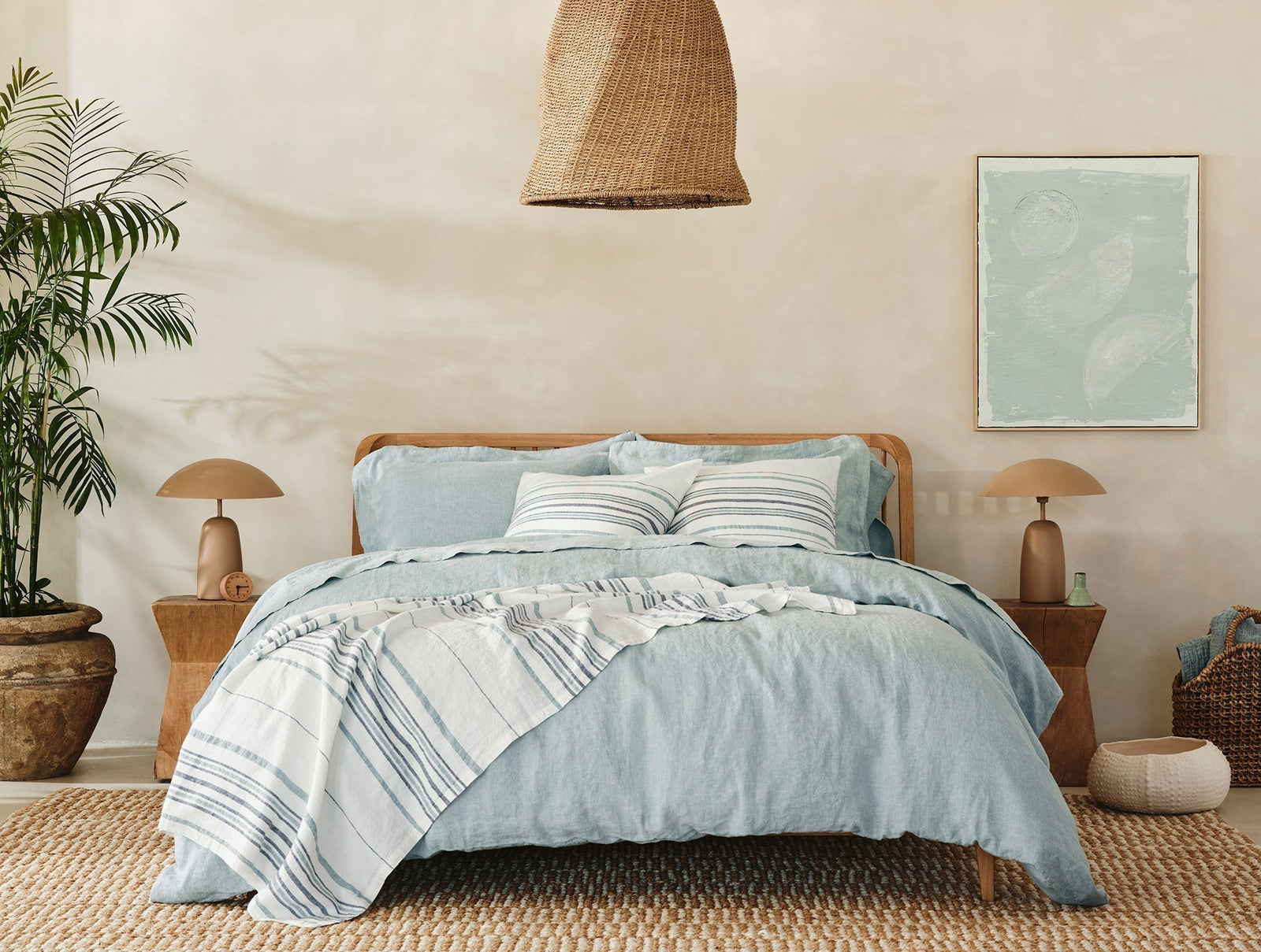 Organic Relaxed Linen Duvet Cover