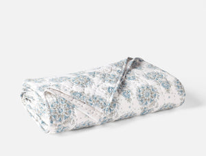 Coyuchi Tidal Flores Handstitched Organic Quilt