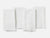 Coyuchi Alpine White Fringe Stripe Organic Hand Towel, Set Of 2