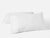Coyuchi Pillowcase Set - King Alpine White Lattice Organic Percale Sheet Set