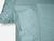 Coyuchi Twin Pacific Blue Lattice Organic Percale Sheet Set