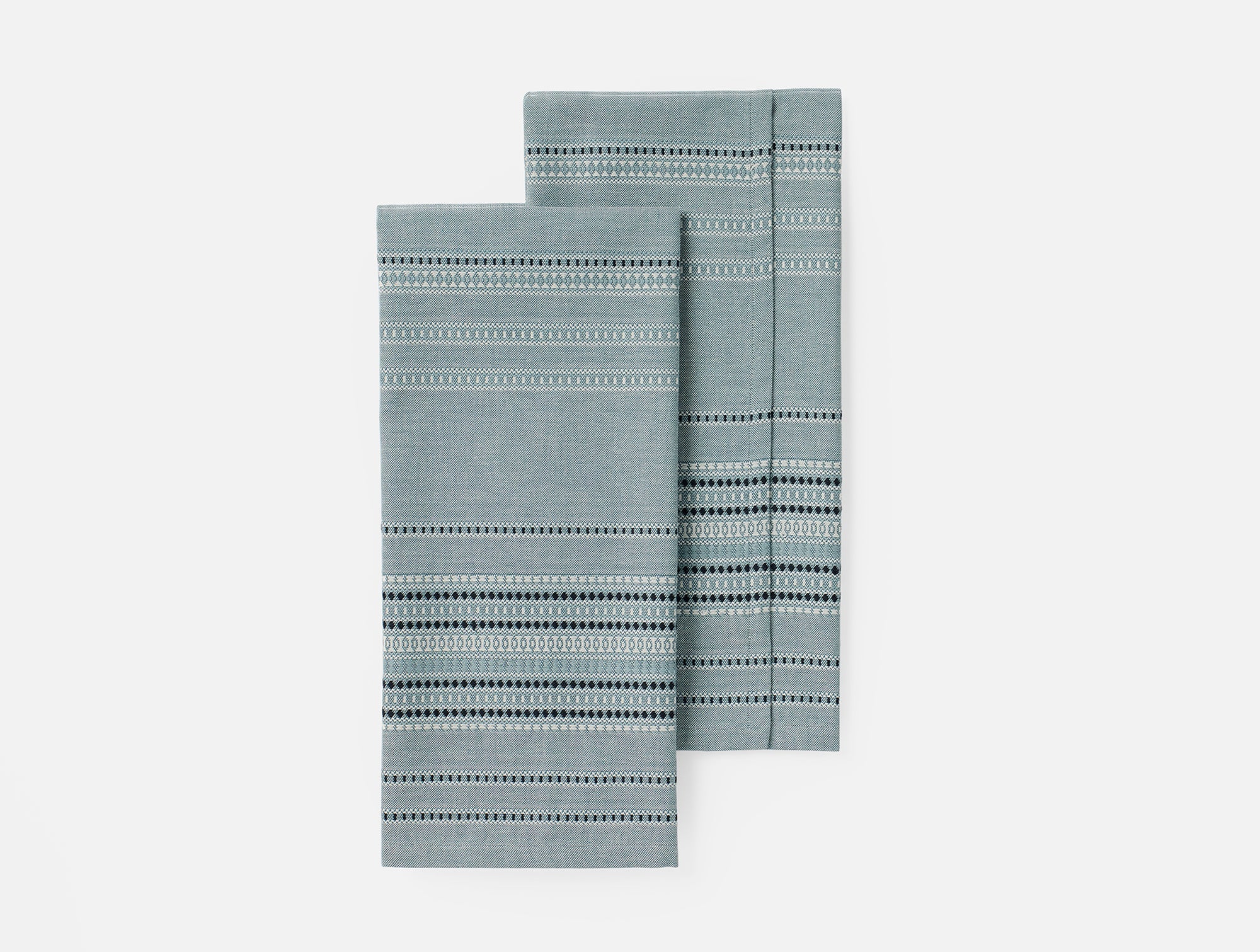 Coyuchi Gulf w Lagoon Lobos Organic Hand Towel, Set Of 2