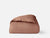 Coyuchi Full Queen Praline Organic Crinkled Percale Duvet Cover
