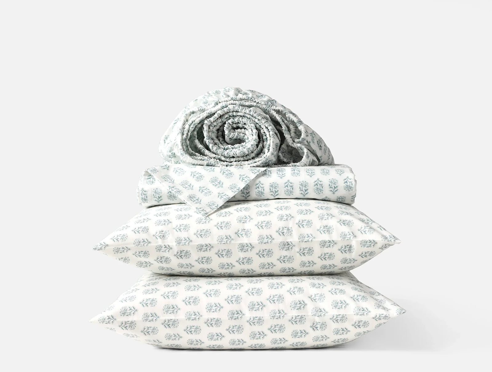Coyuchi Organic Print Percale Sheet Set