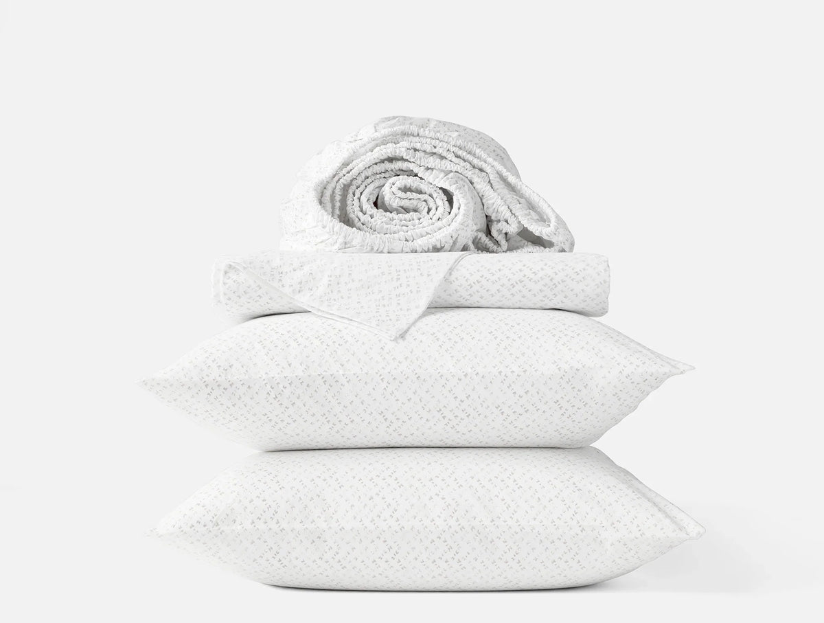Coyuchi Organic Print Percale Sheet Set