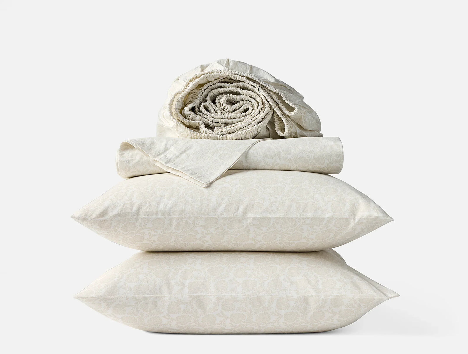 Coyuchi Organic Print Percale Sheet Set