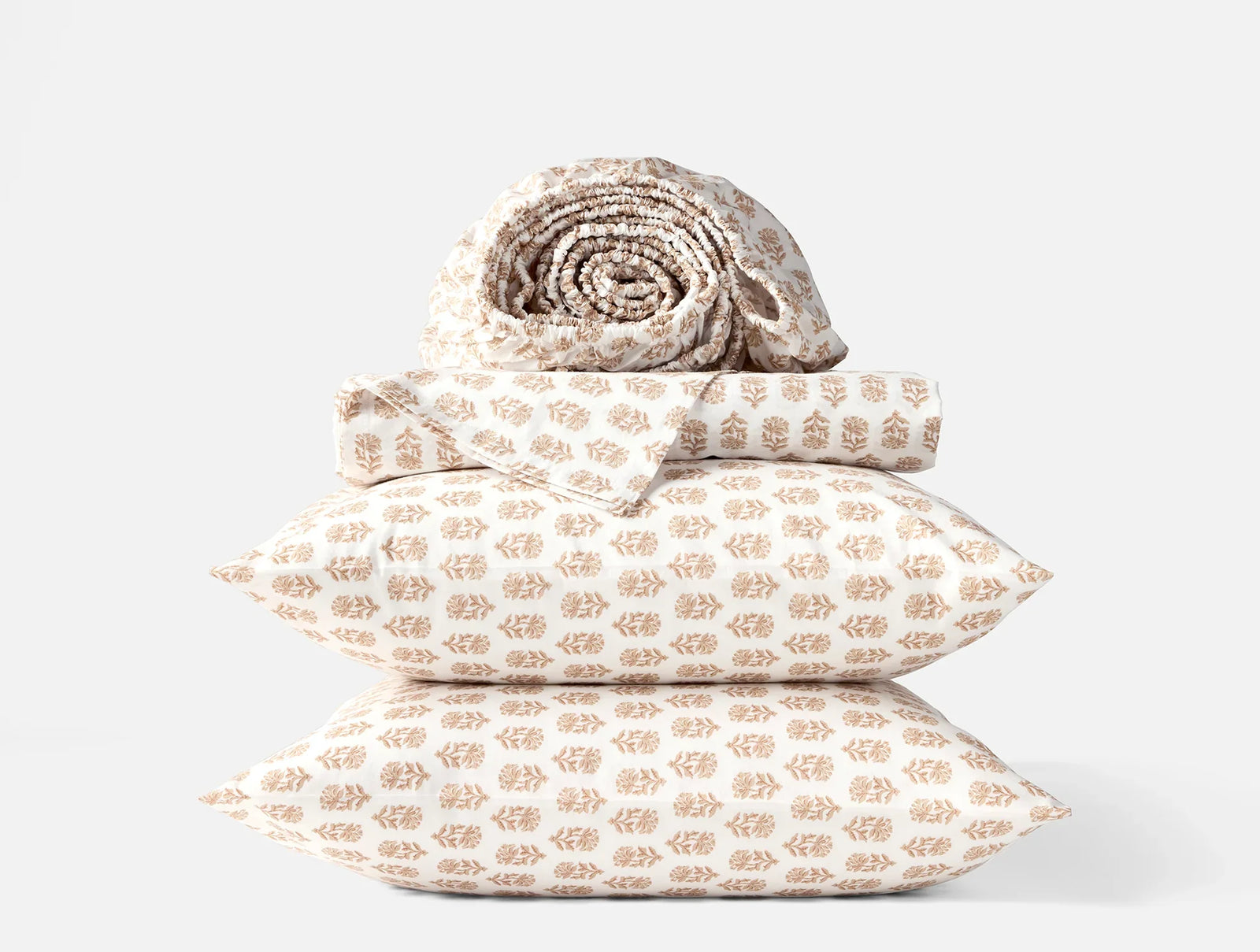 Coyuchi Organic Print Percale Sheet Set