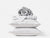 Coyuchi King Surf Stripe Organic Crinkled Percale Sheet Set