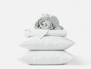Coyuchi Tidal Patina Organic Print Percale Sheet Set