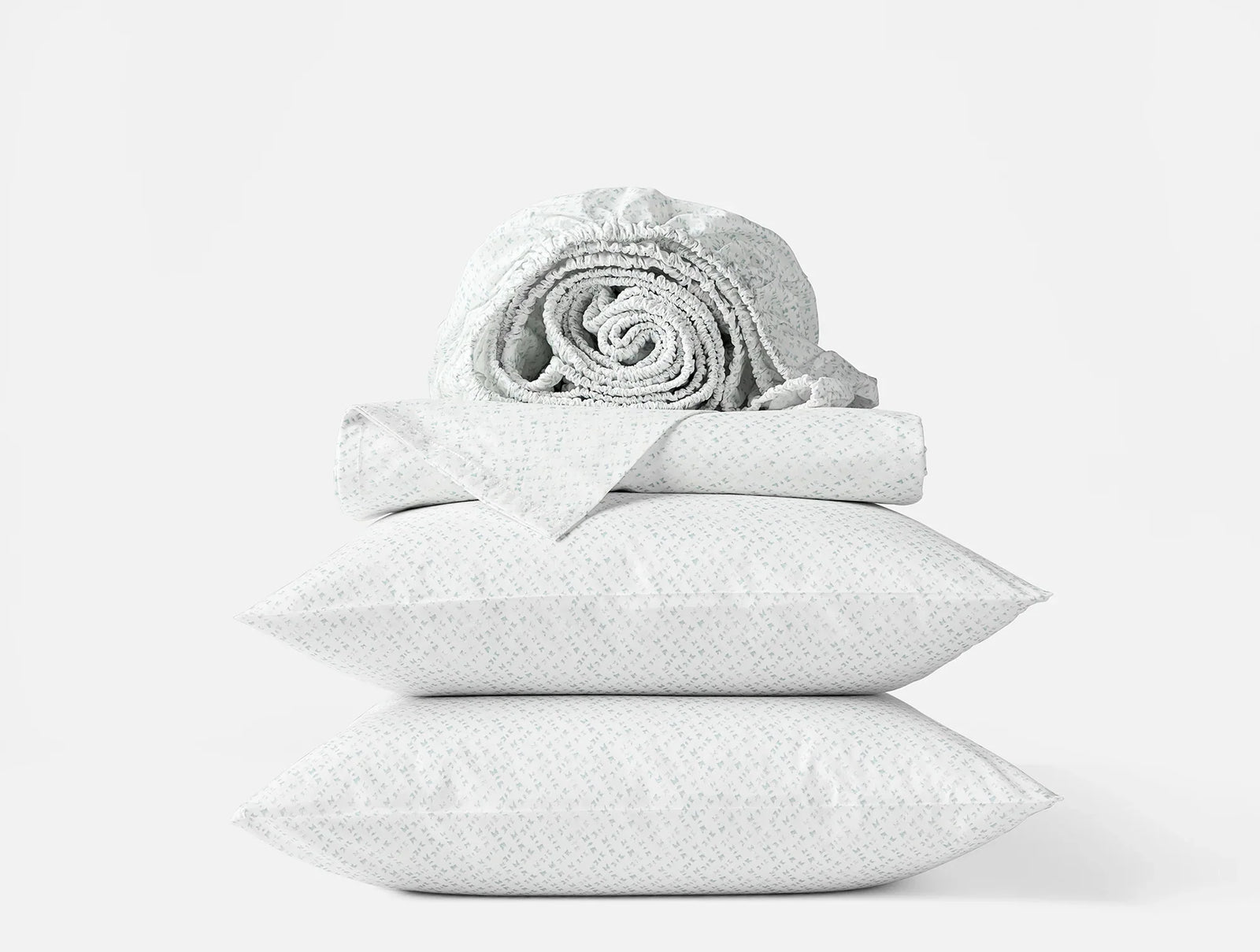 Coyuchi Organic Print Percale Sheet Set