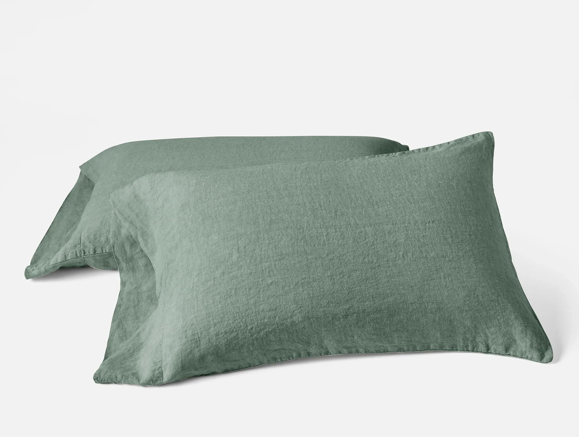 Coyuchi King Pillowcase Set Juniper Organic Relaxed Linen Sheet Set