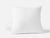 Coyuchi Euro Sham Alpine White Pescadero Matelasse Organic Blanket