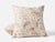 Coyuchi Euro Sham Natural w Praline Sea Bloom Print Duvet Cover