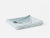 Coyuchi Bath Towel Alpine White Pacific Blue Stinson Organic Towels