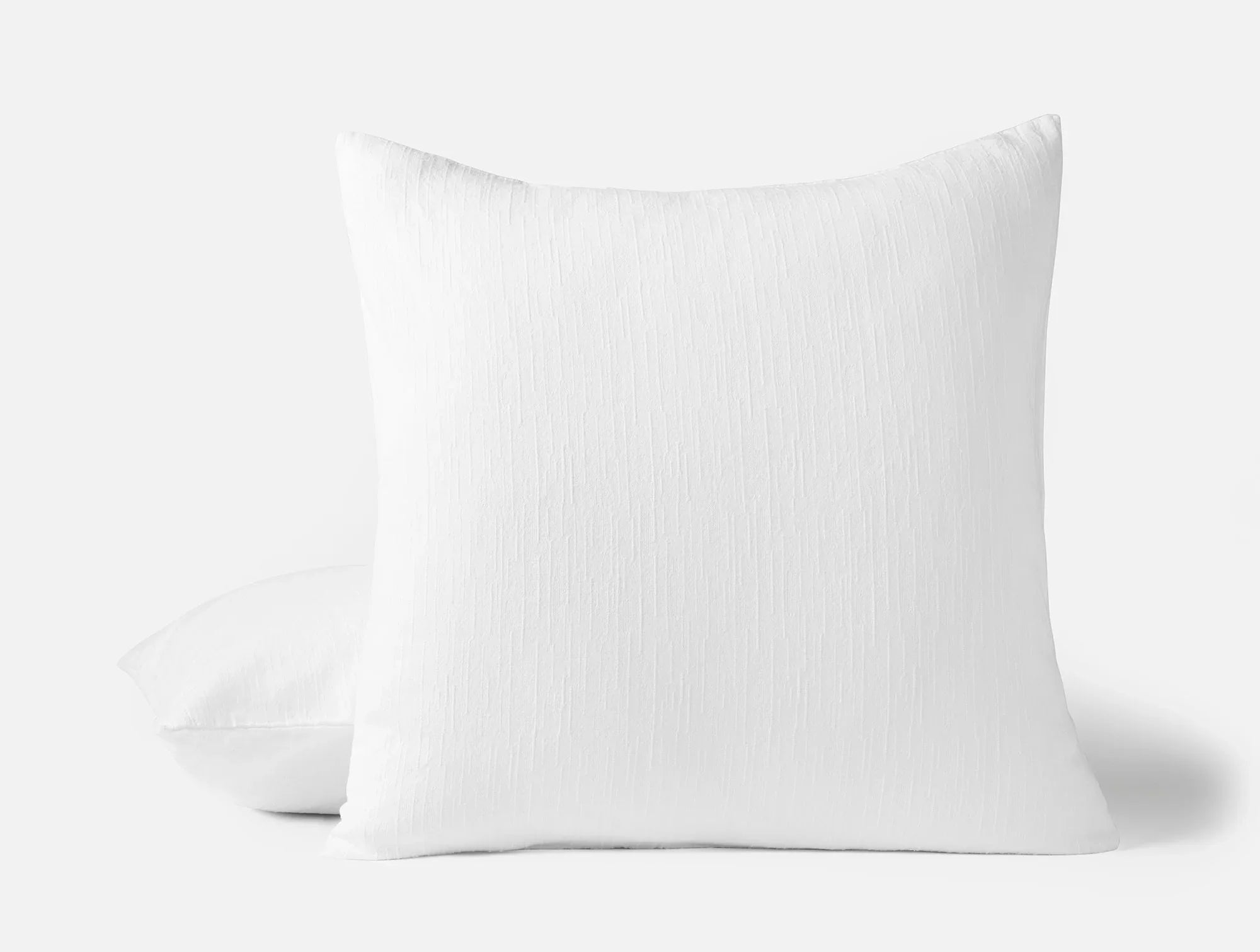 Coyuchi Euro Sham Alpine White Toro Canyon Organic Duvet Cover
