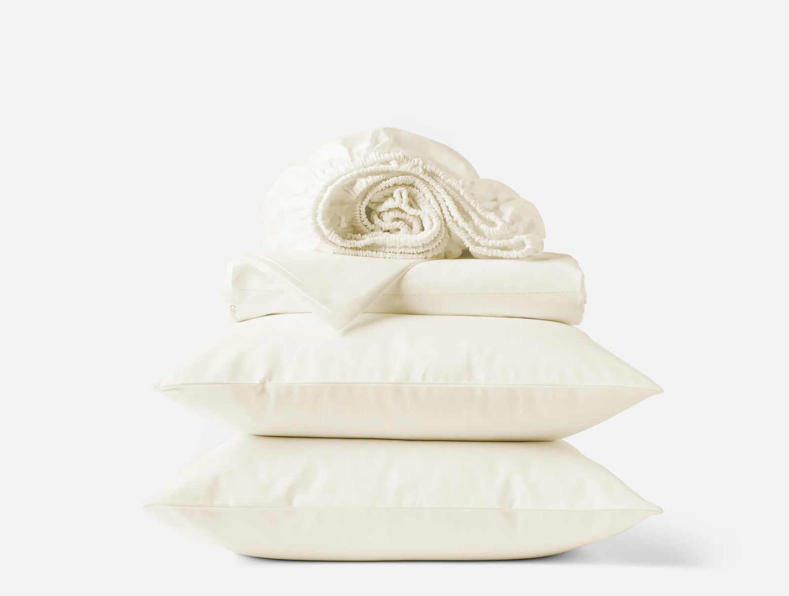 Coyuchi Undyed Heirloom Organic Sateen Sheet Set