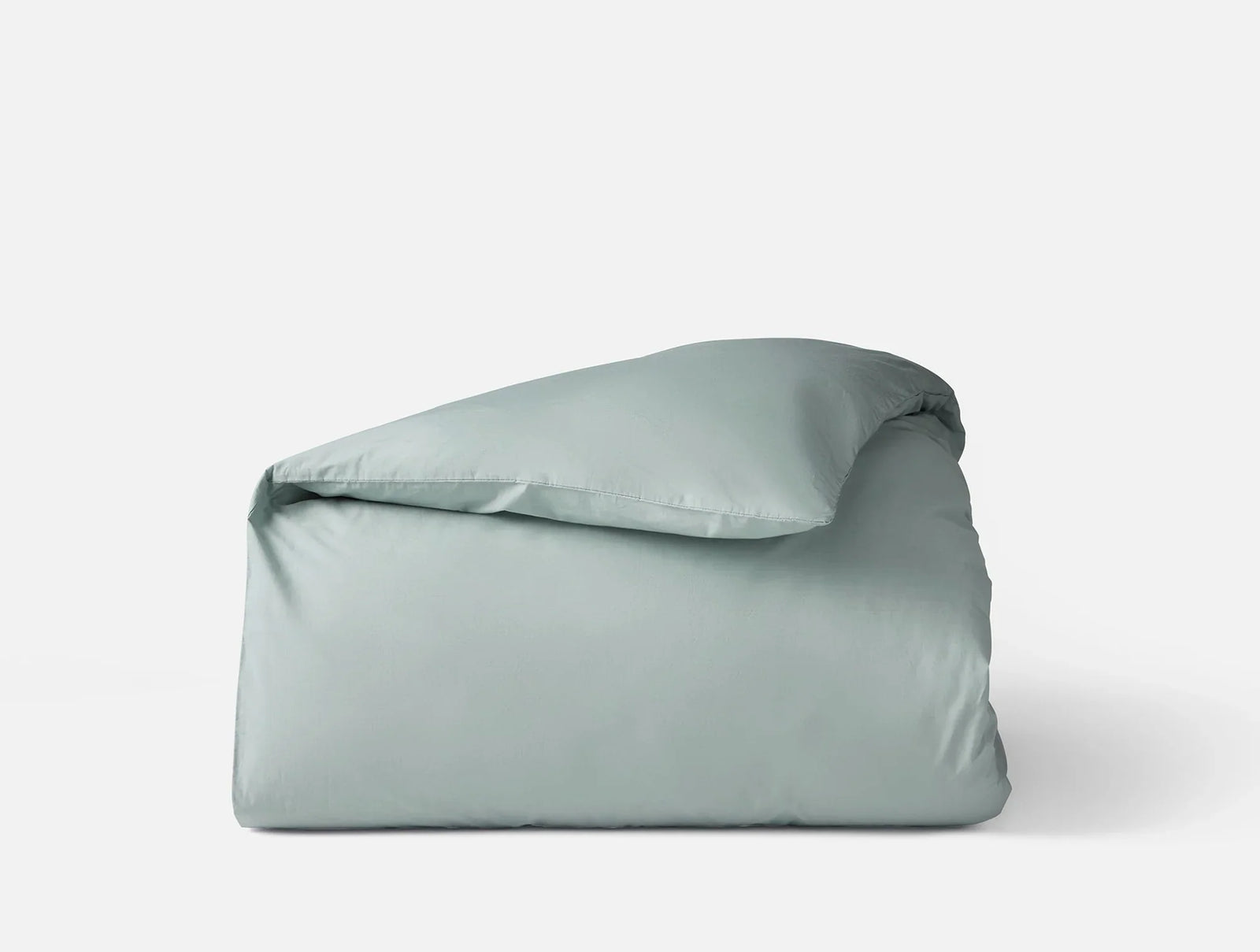 Coyuchi Twin Dew Refined Organic Percale Duvet Cover