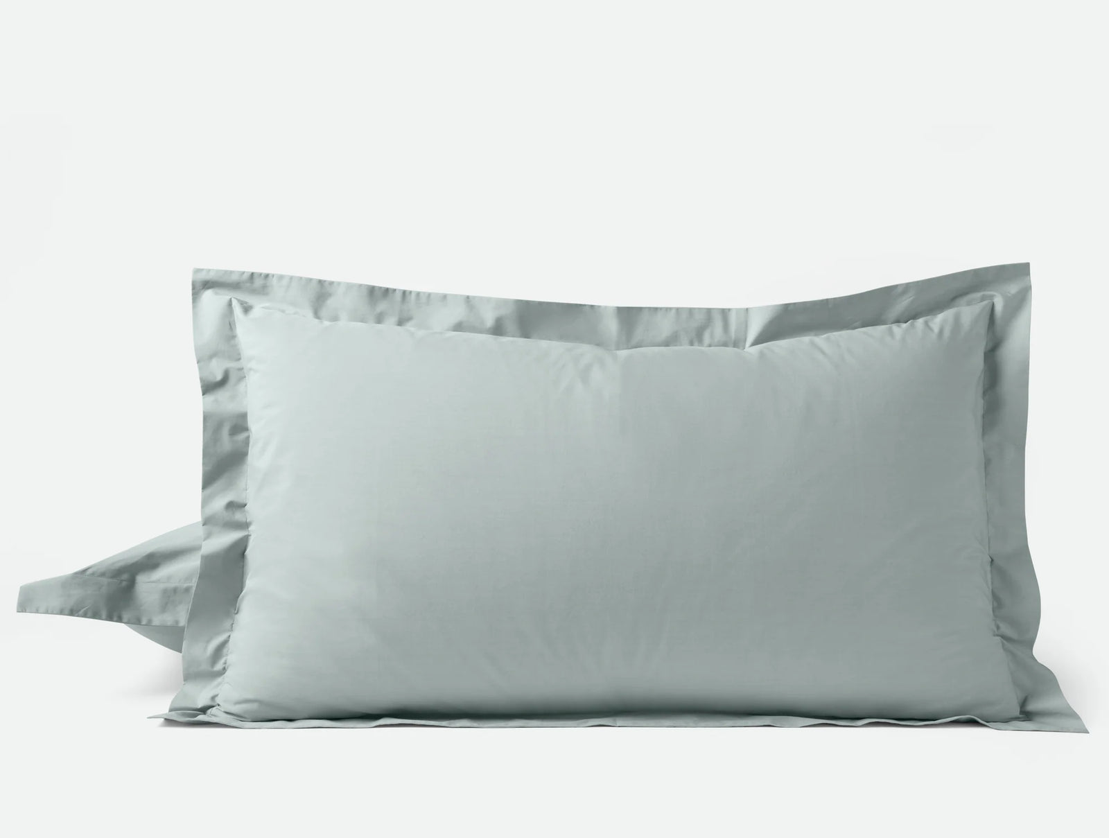 Coyuchi King Sham Dew Refined Organic Percale Duvet Cover