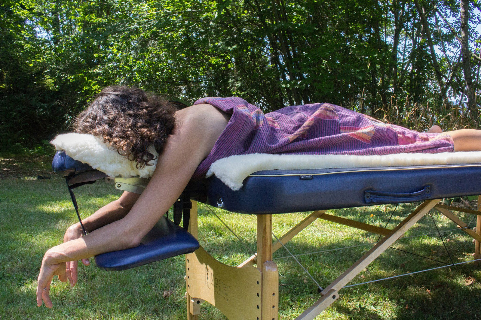 Holy Lamb Organics Massage Table Happy Lamb Fleece