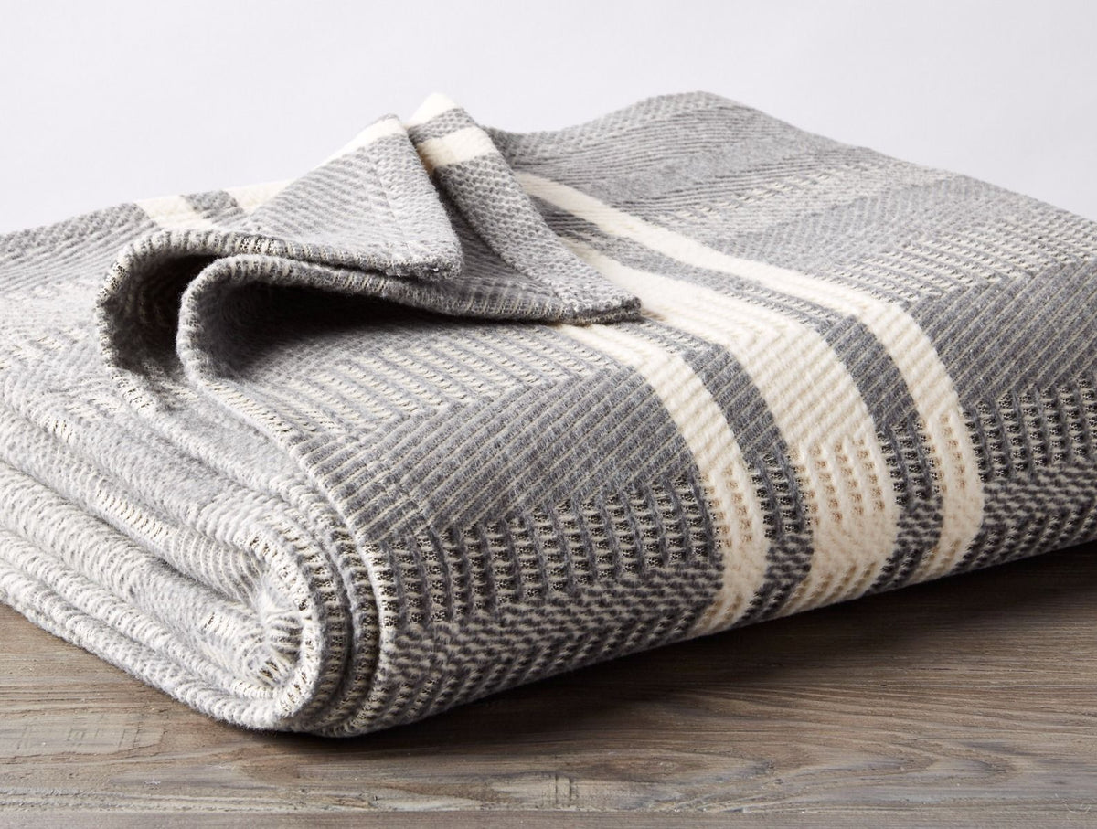 Coyuchi Gray Cirrus Supersoft Organic Cotton Throw