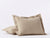 Coyuchi Sham - King Camel Heather Cloud Brushed Organic Flannel Duvet Cover